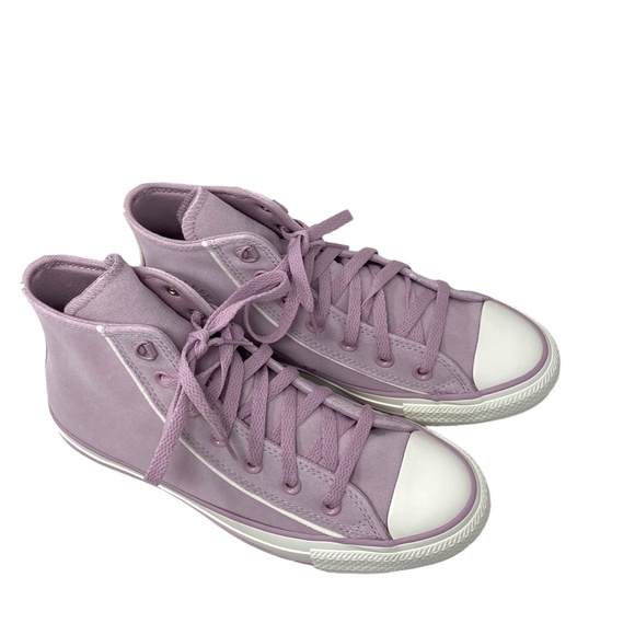 Converse Chuck Taylor High Shoes Suede Pink For Women Casual Sneakers SB A05413C - Picture 4 of 10